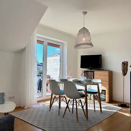 Strandgut - Seenahe Maisonette Mit Parkplatz Und Suedbalkon لانغنارغن